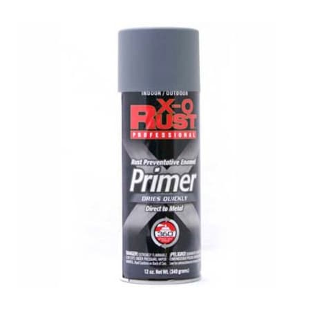 General Paint X-O Rust 12 oz. Aerosol Can Rust Preventative Primer, Gray - 125729
